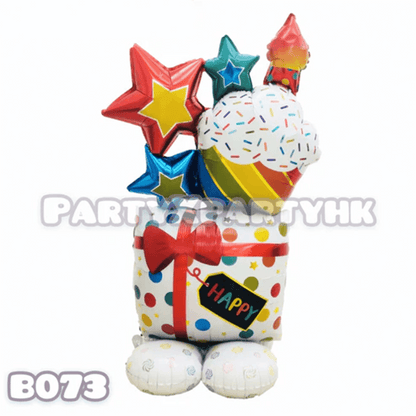 Standing Super Large Cake Gift Box Balloon – B073 - party X party
