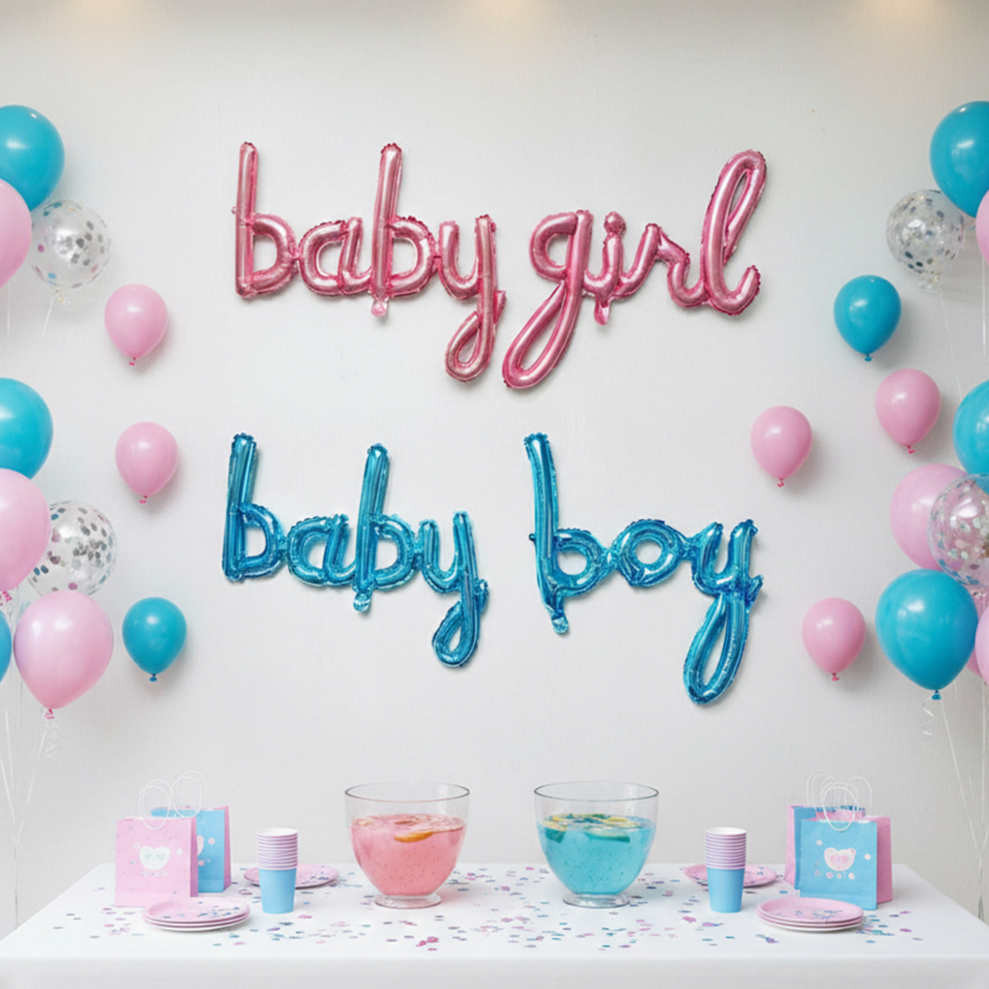 One-piece Small Letter Baby Boy Girl Alphabet Set Party Decoration – B084 party X party
