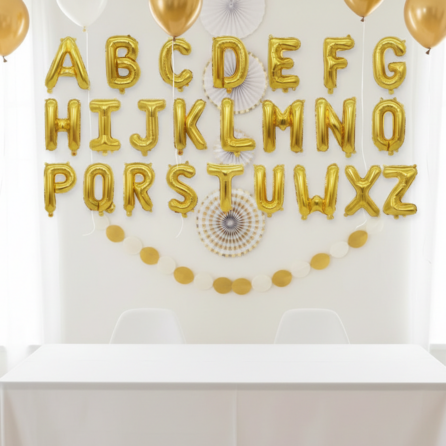 32″ Rose Gold Letter Balloons -- B119 party X party