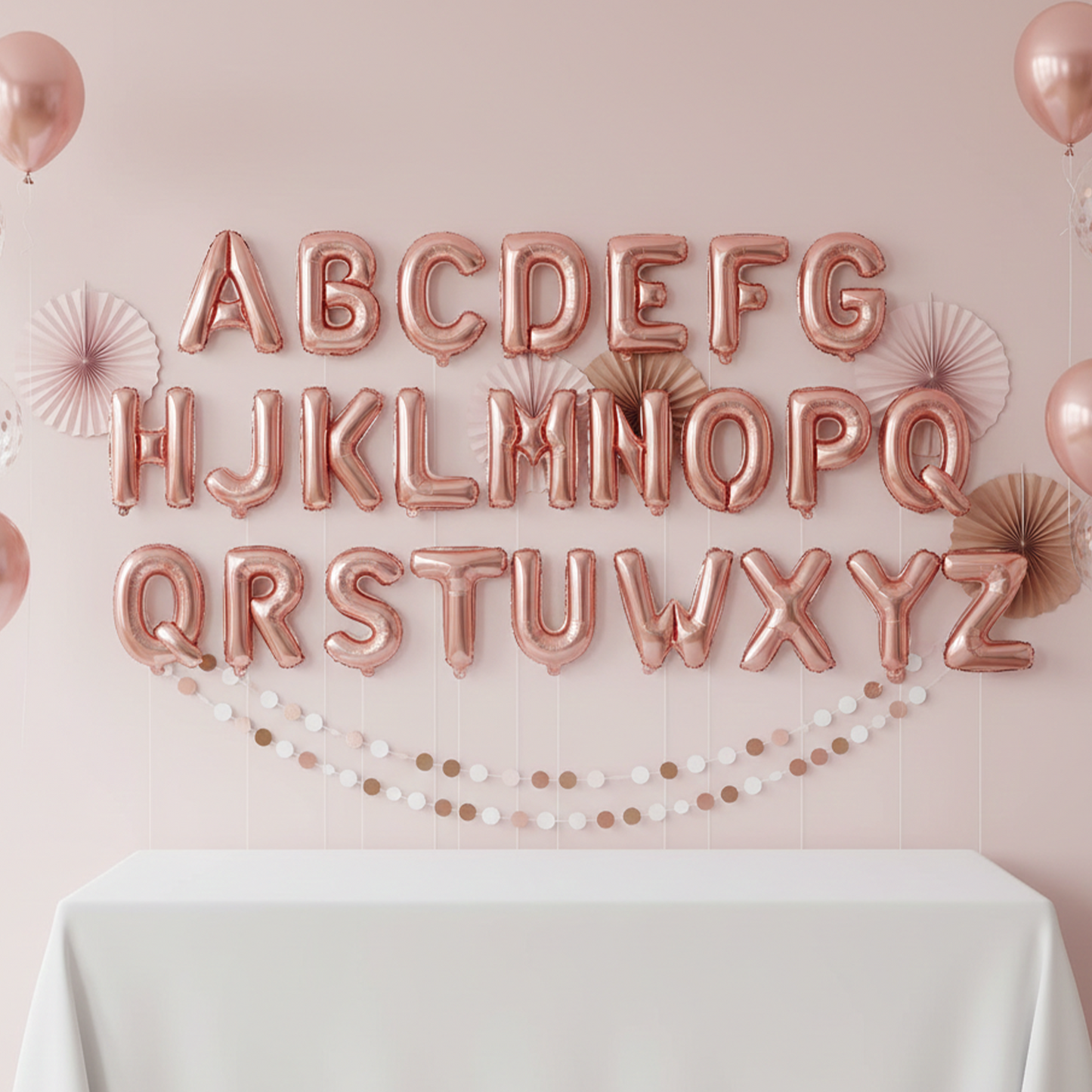 32″ Rose Gold Letter Balloons – B119-R party X party