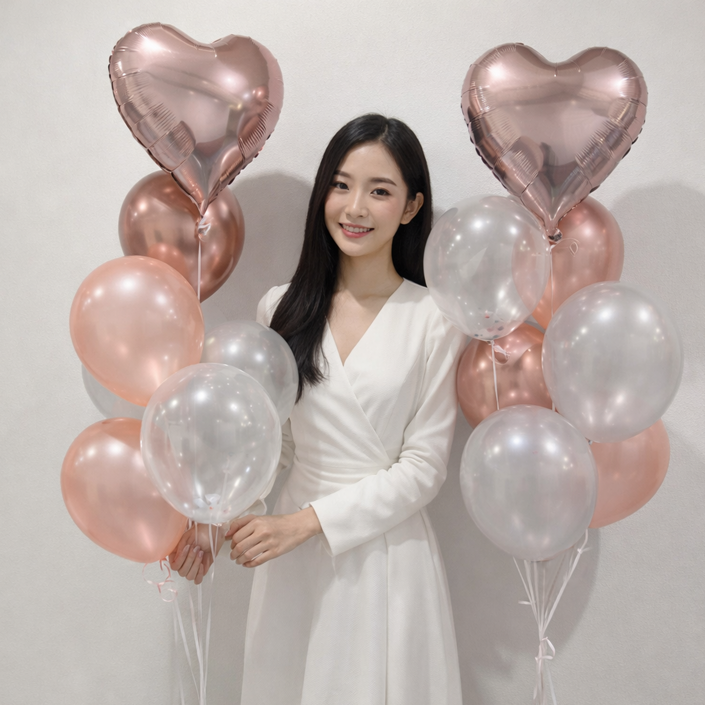 Rubber Balloon Aluminum Film Balloon Bundle (Pick up at store Delivery by call van (Freight to be paid) 1 set of 2 bundles - – B134-10 party X party