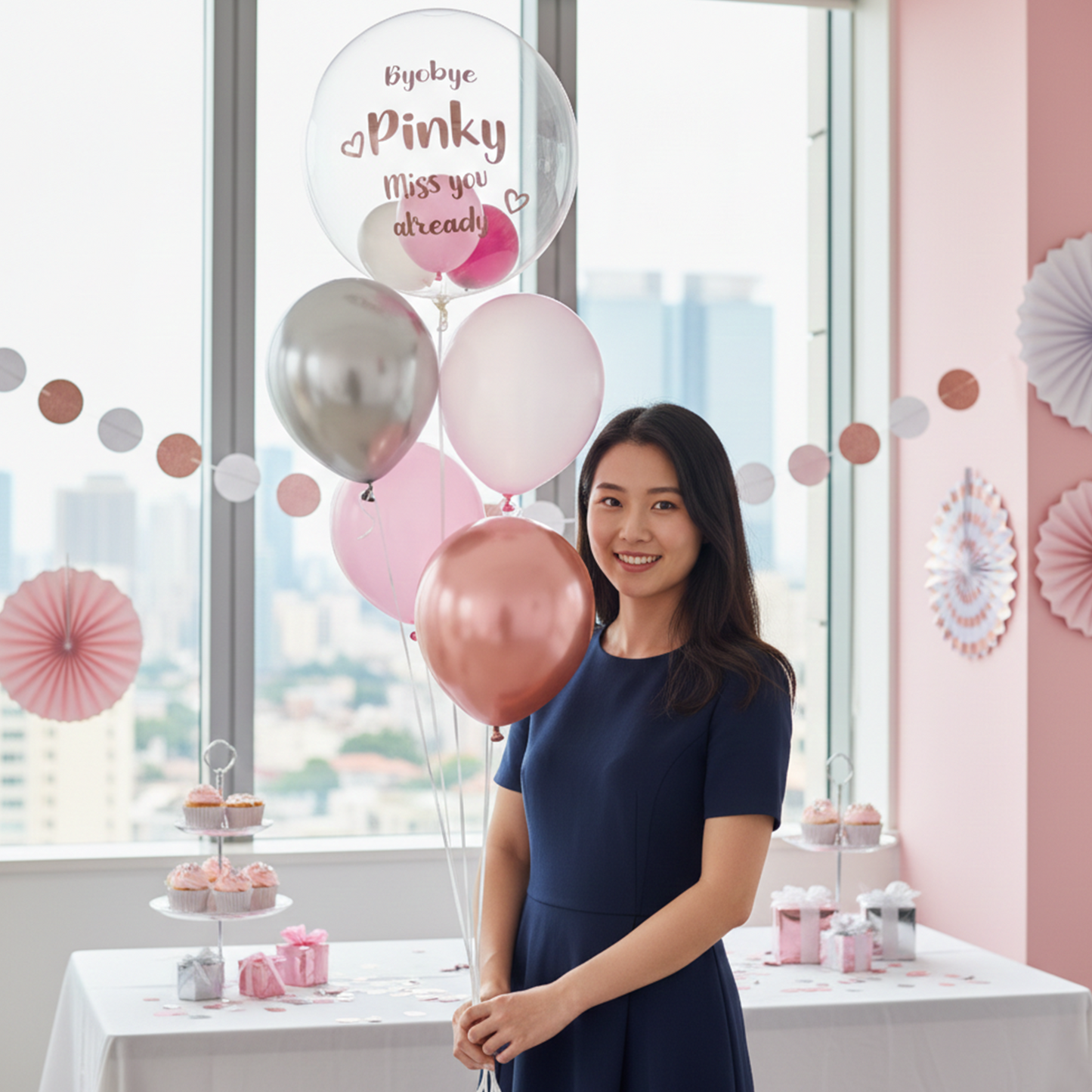 Japanese Crystal & Rubber Balloon Bundle Set – Custom-Printed, Three Sizes – B134-14 party X party