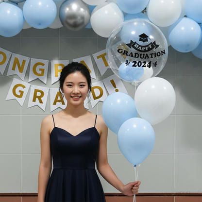 Japanese Crystal & Rubber Balloon Bundle Set – Custom-Printed, Three Sizes – B160-4 party X party