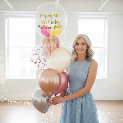 Japanese Crystal & Rubber Balloon Bundle Set – Custom-Printed, Three Sizes – B175