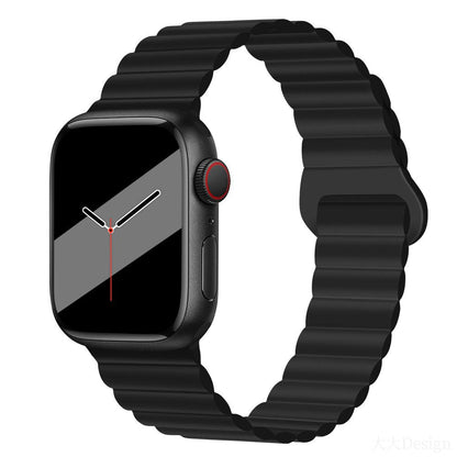 Applicable to Apple watch straps 1-10 generations Apple iwatch9S10 second generation two-color buckle silicone magnetic watch strap – SW-03 party X party