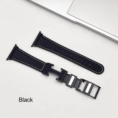 Cross-Border INS Style – Apple Watch Litchi Grain Leather Strap SW-21 party X party