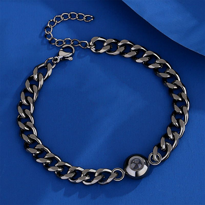 High-End Cuban Chain Projection Bracelet