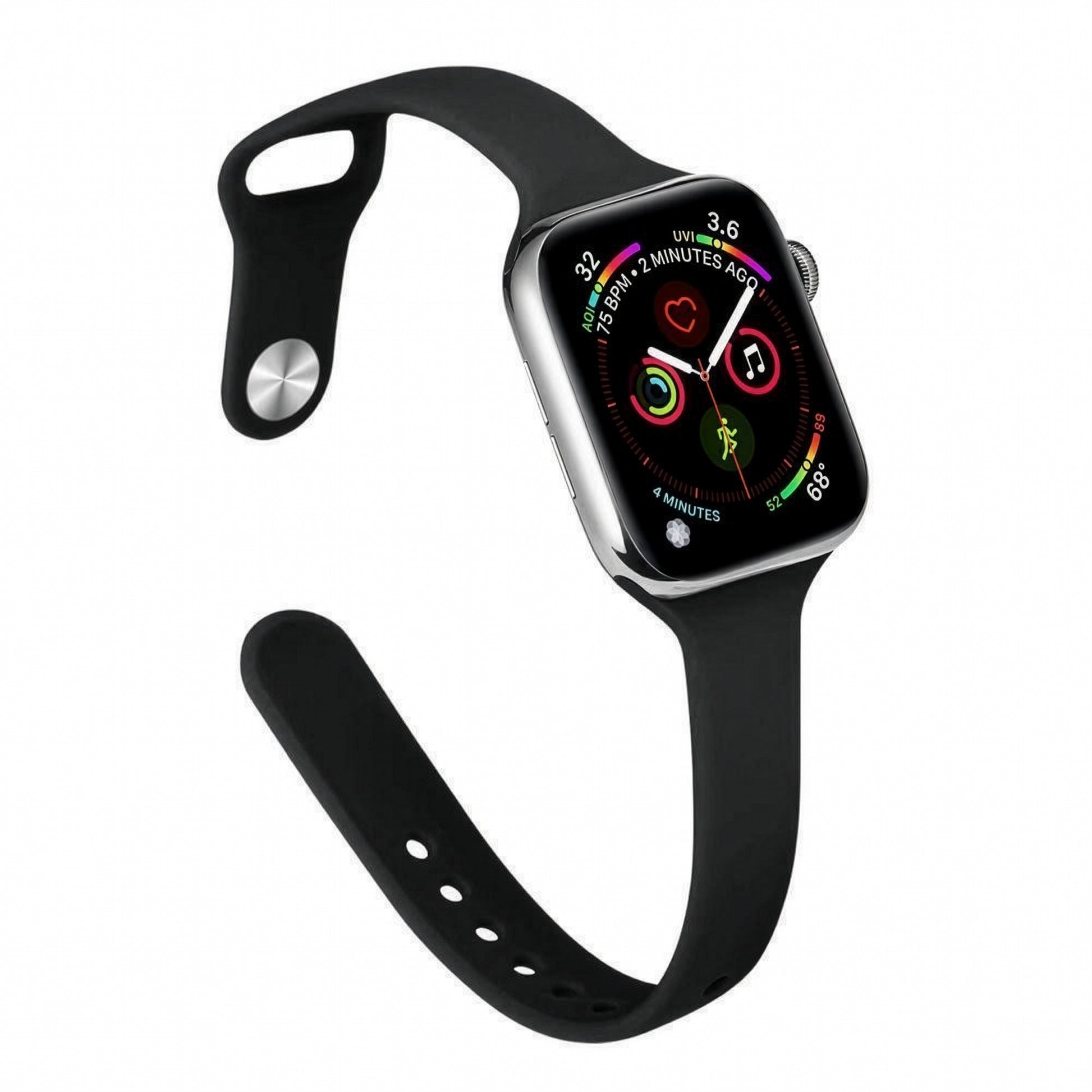 Apple Watch Slim Waist Silicone Strap – Stylish Sports Band SW-33 party X party