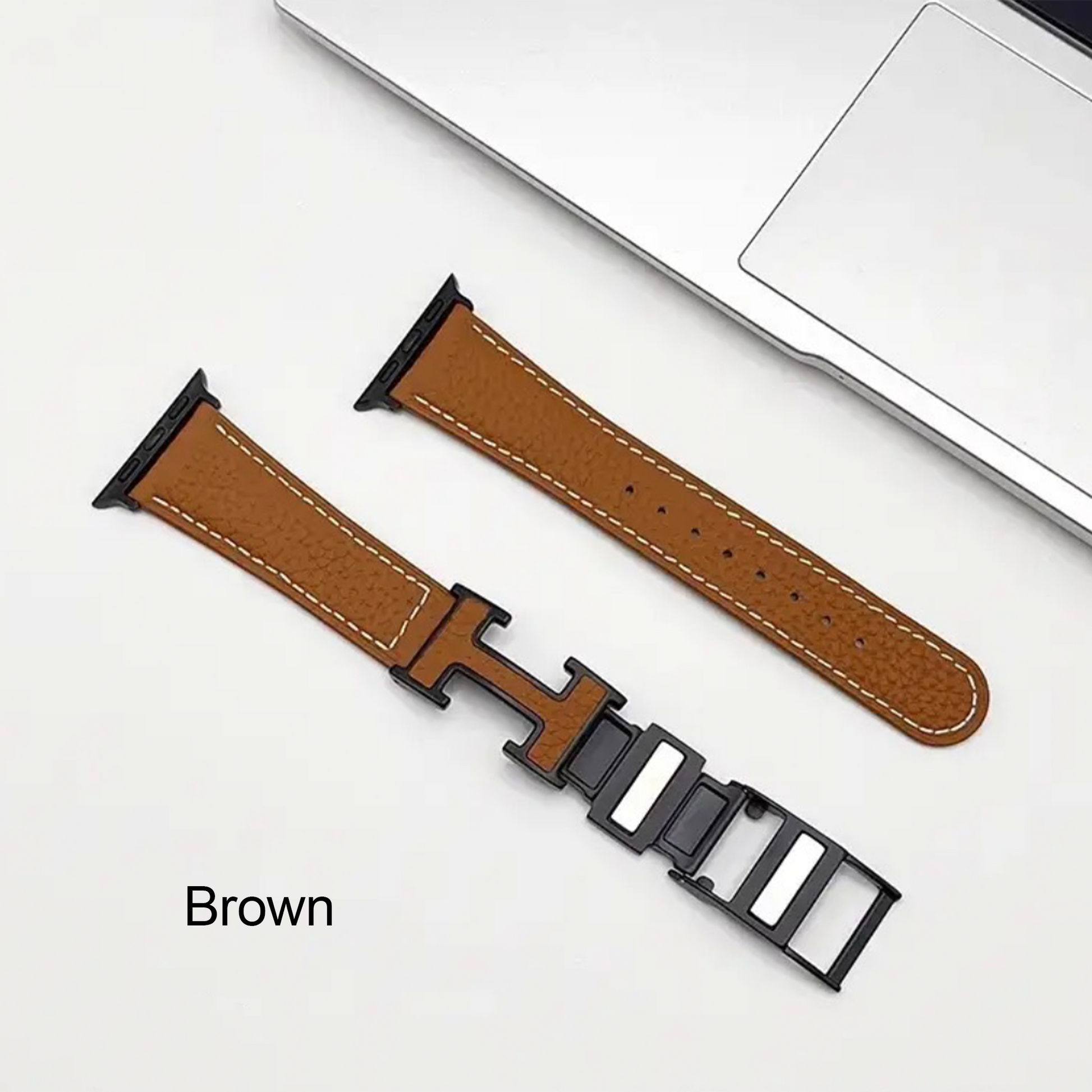 Cross-Border INS Style – Apple Watch Litchi Grain Leather Strap SW-21 party X party