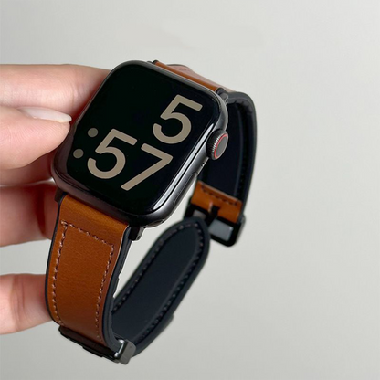 Apple Watch Crazy Horse Leather-Texture Magnetic Strap – For iWatch S10 SW-16 party X party