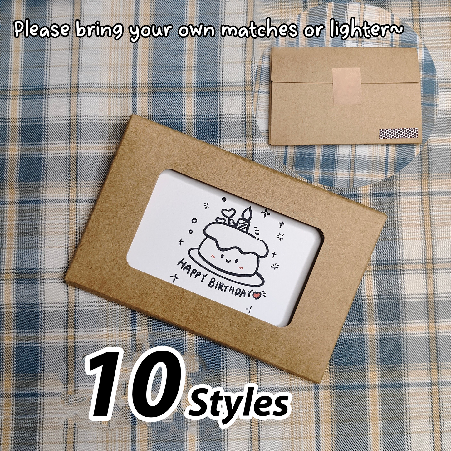 Finished Burning Card – Birthday, Anniversary, Romantic Surprise Card Gift for Girlfriend, Boyfriend, or Couple