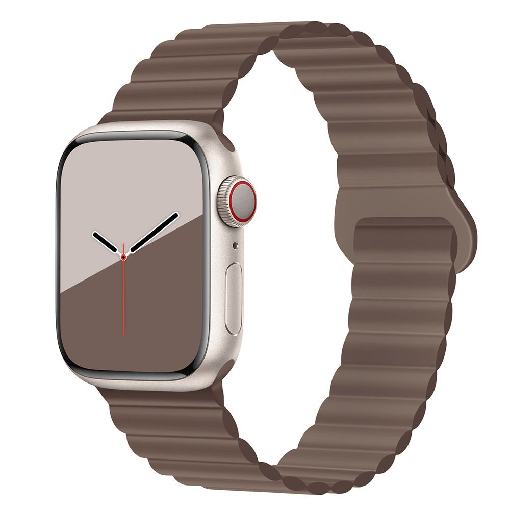 Applicable to Apple watch straps 1-10 generations Apple iwatch9S10 second generation two-color buckle silicone magnetic watch strap – SW-03 party X party