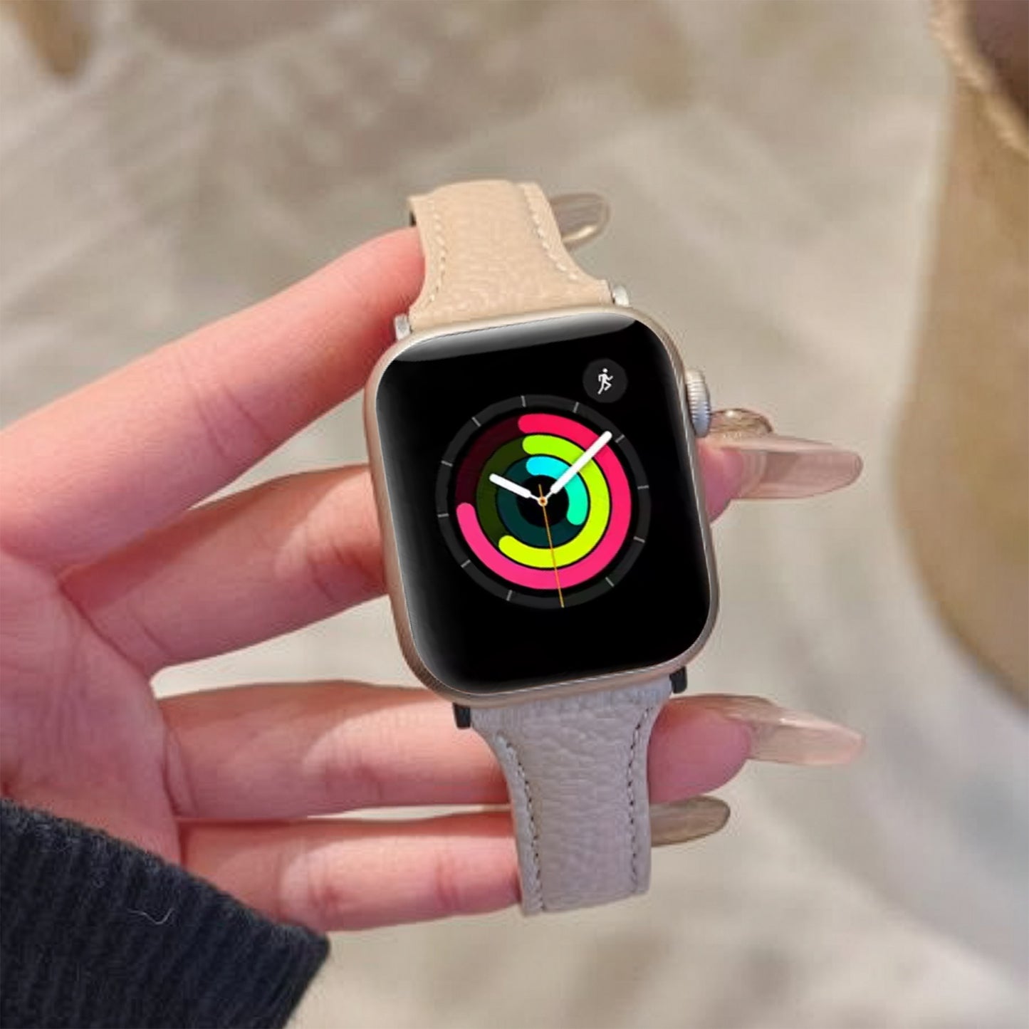 Apple Watch Women’s Leather Strap – Autumn &amp; Winter Style with Magnetic Closure SW-32 party X party