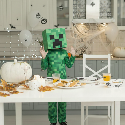 Creeper Minecraft Costume for Kids - Perfect Halloween Fun