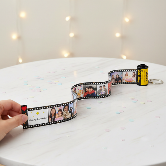 Customized Photo Film Roll Surprise Gift Box for Anniversaries and Birthdays- D-18