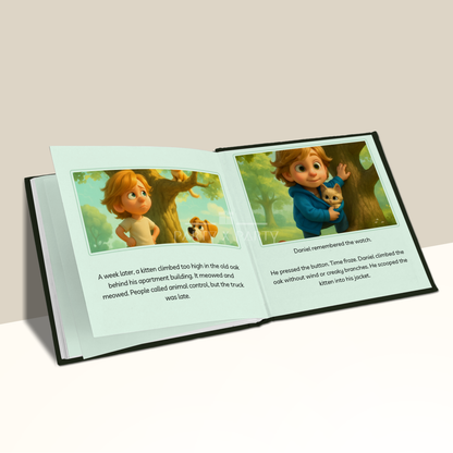 (Your Child's Name) and the Watch of Time - A Personalized Storybook party X party