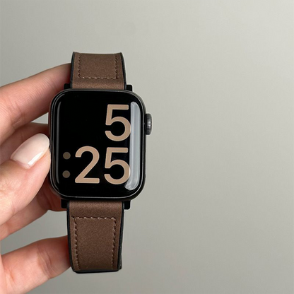 Apple Watch Crazy Horse Leather-Texture Magnetic Strap – For iWatch S10 SW-16 party X party