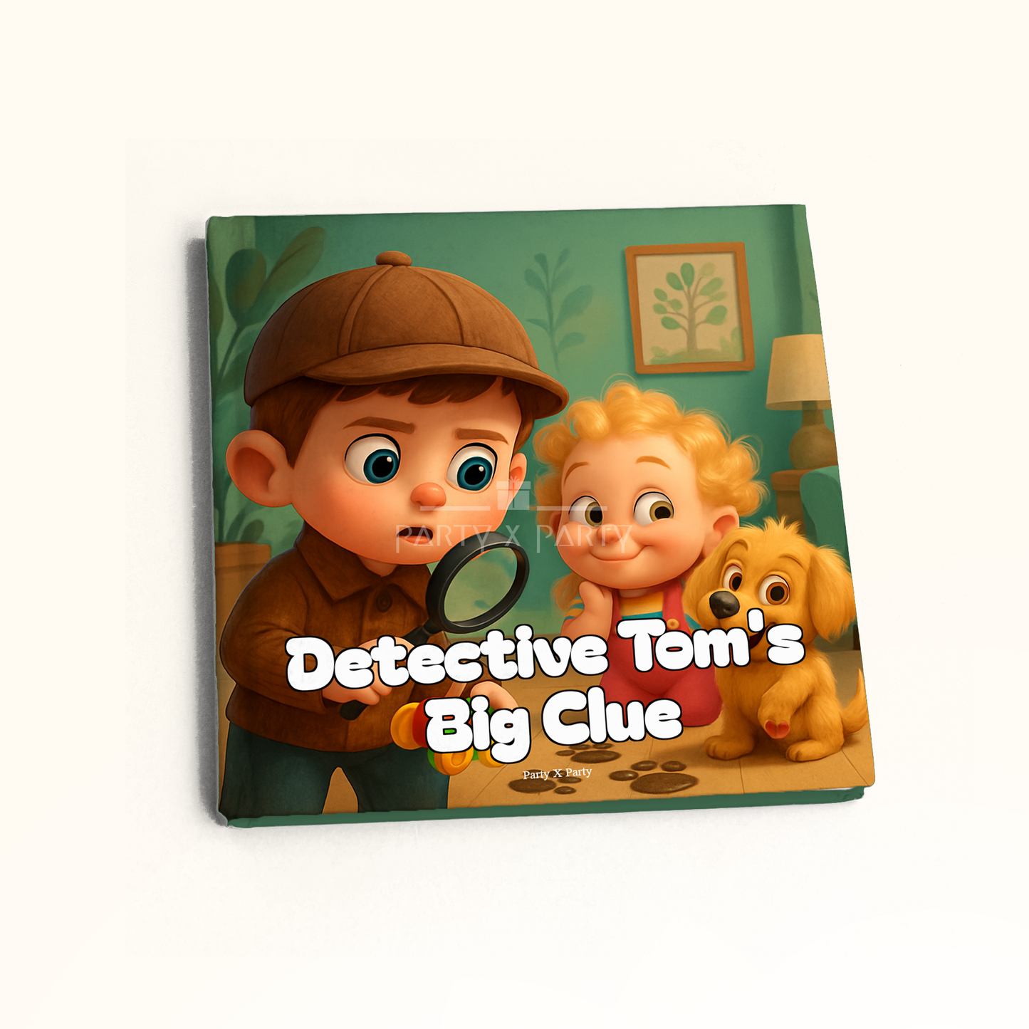 Detective (Your Child's Name) Big Clue - A Personalized Storybook party X party