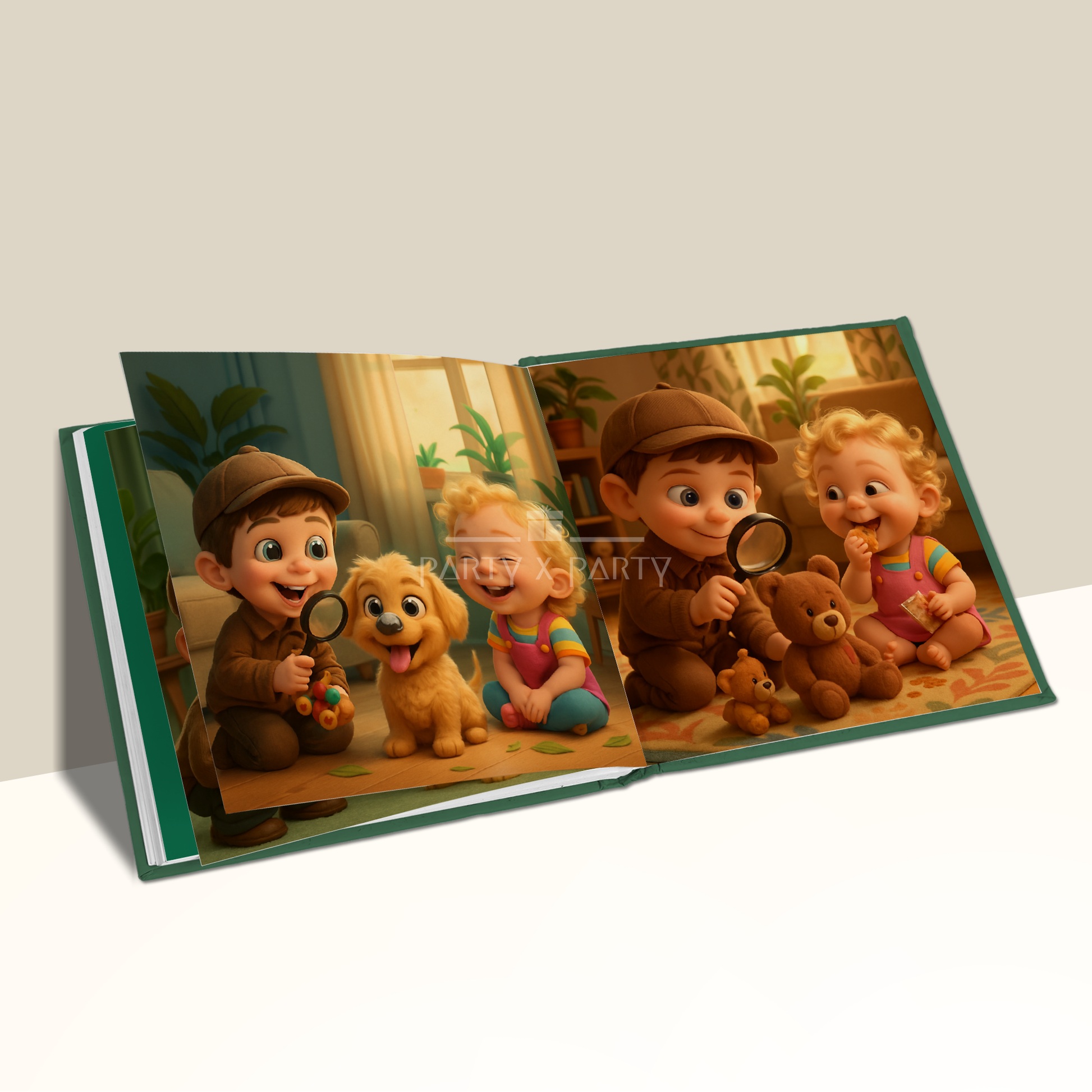 Detective (Your Child's Name) Big Clue - A Personalized Storybook party X party