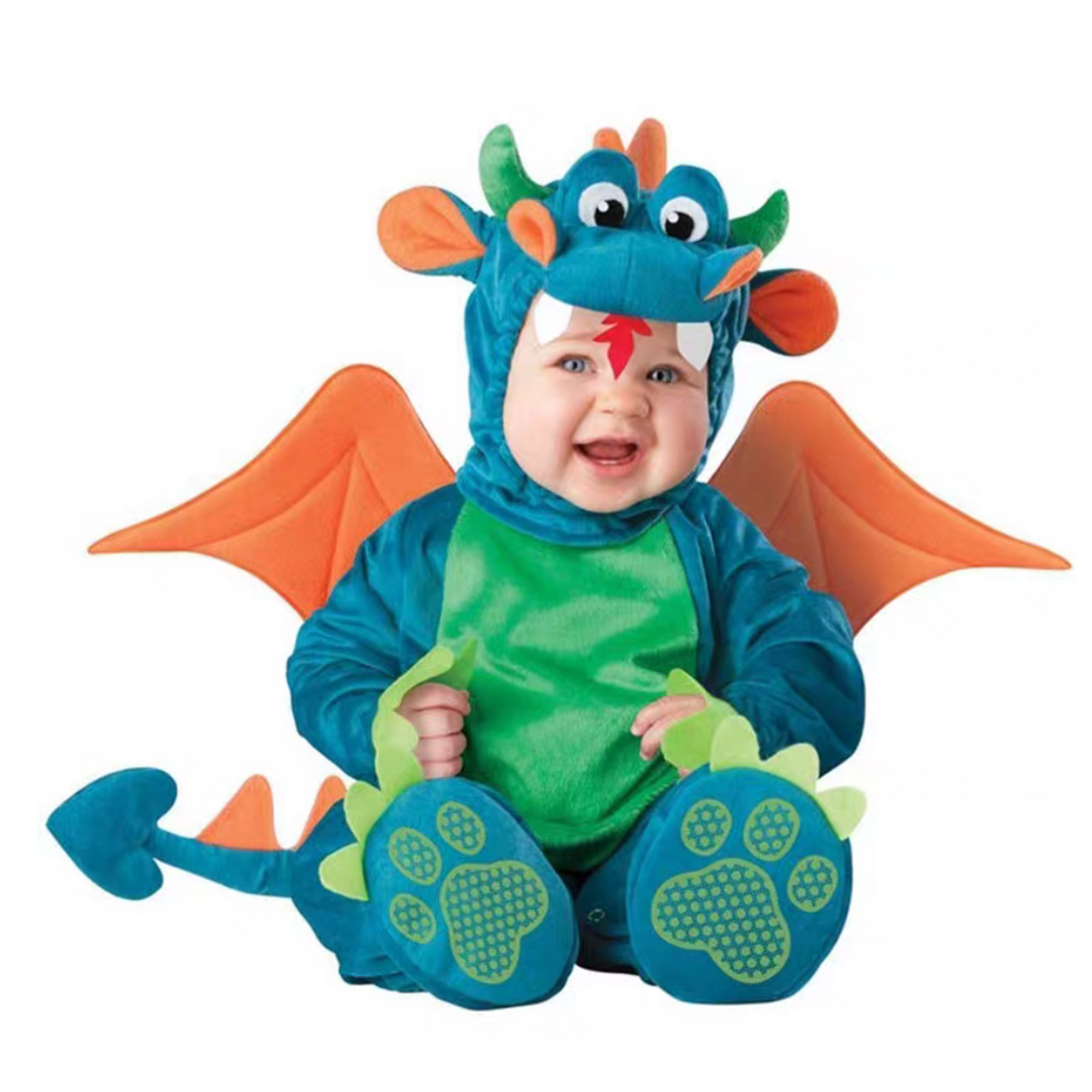 Halloween Baby Dinosaur-Shaped/Themed Infant Animal Jumpsuit/Onesie Costume. party X party