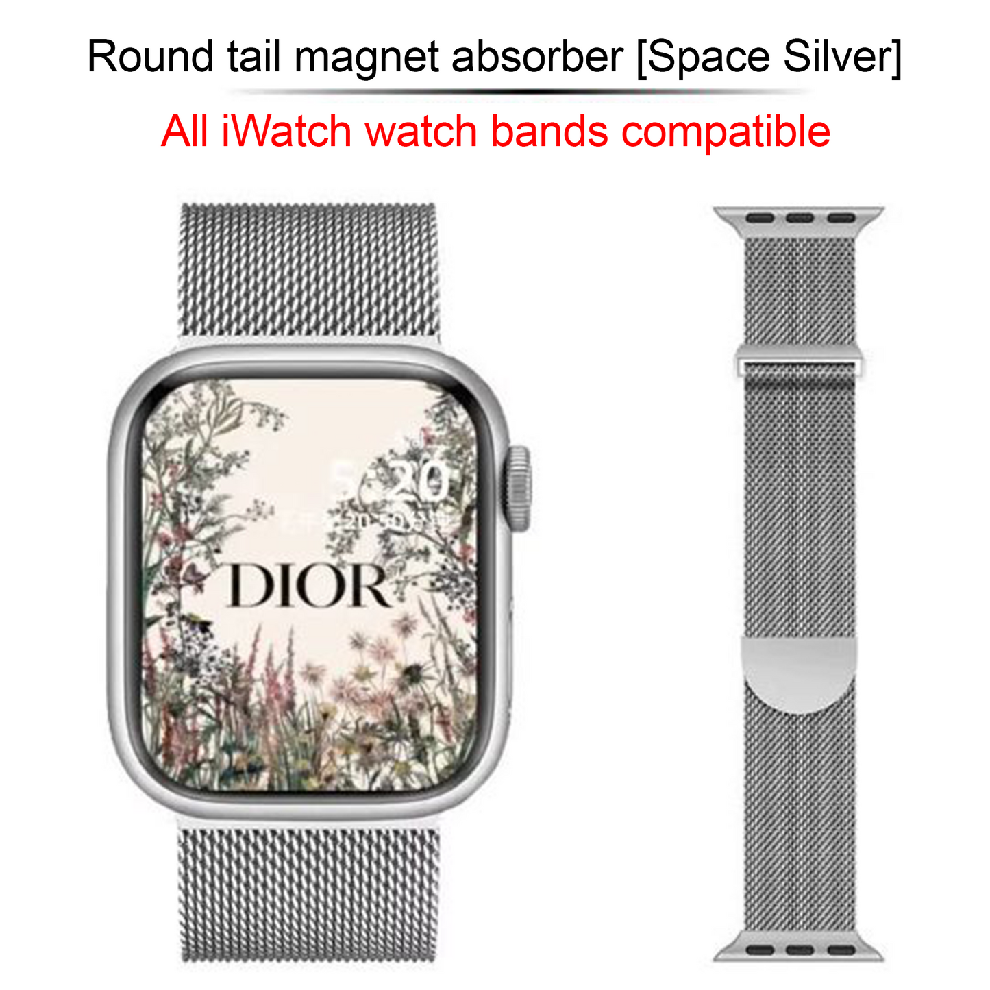 Apple Watch Milanese Loop Stainless Steel Band – Magnetic Clasp SW-14 party X party
