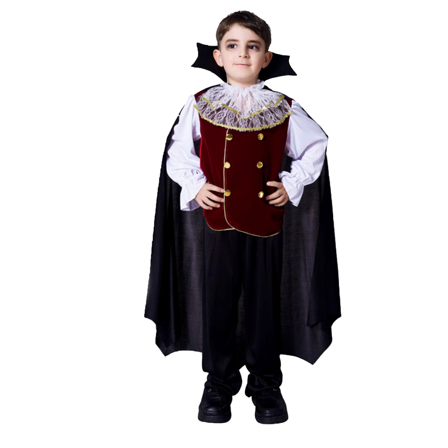 Kids Costume Cloak Vampire Cape Cosplay Outfit party X party