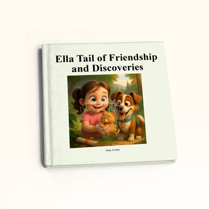 Elle Tail of Friendship and Discoveries Customized Book party X party