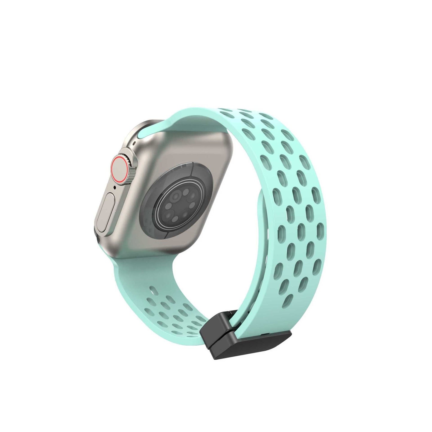 Suitable for Apple Watch Apple Watch S8 Universal Strap Hole Magnetic Silicone Apple Strap – SW-05 party X party