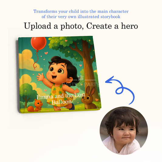 Emma and the Lost Balloon - A Personalized Storybook party X party