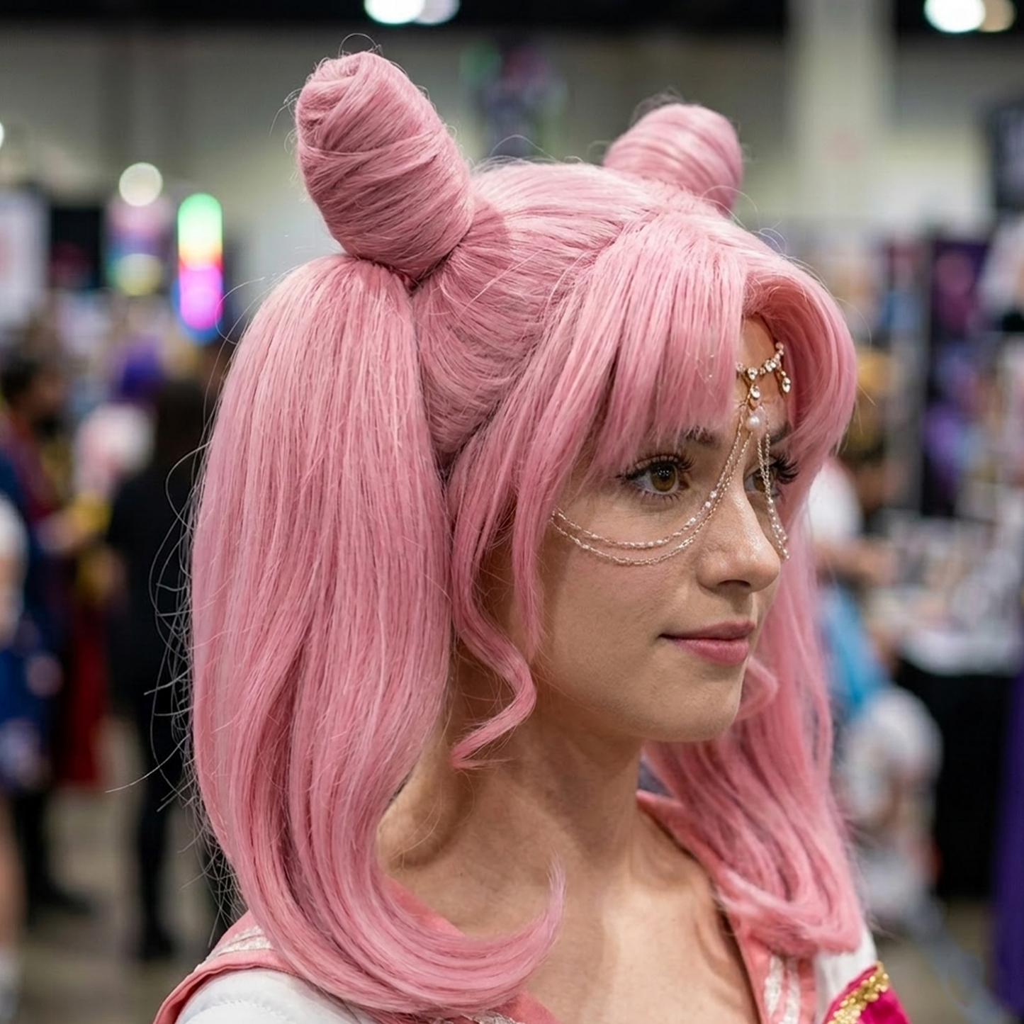 Sailor Moon Chibiusa Cosplay Wig – Pink Twin Tails SM019 party X party