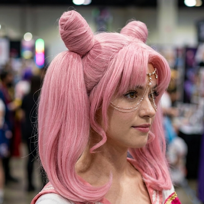 Sailor Moon Chibiusa Cosplay Wig – Pink Twin Tails SM019 party X party