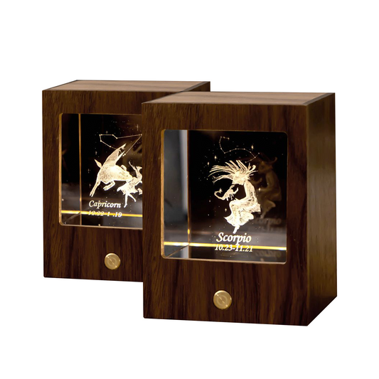 Zodiac Crystal Ambient Night Light