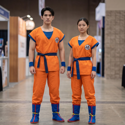 Dragon Ball Goku “Go” Symbol Cosplay Costume Anime Battle Training Outfit Full Set DB010