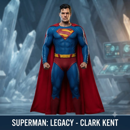 Superman Legacy Clark Kent Cosplay Costume – DC Movie Bodysuit & Cape – Halloween Man of Steel Outfit | DC001 party X party