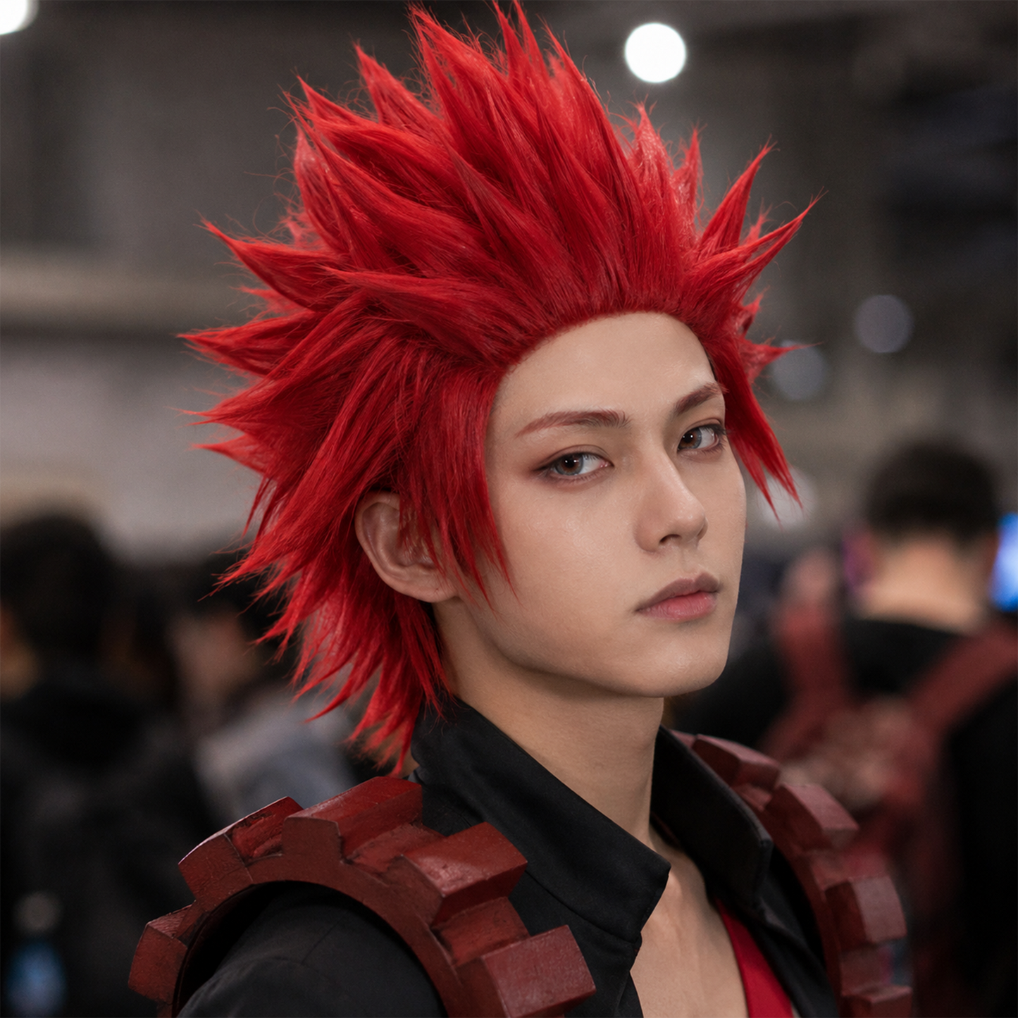 Eijiro Kirishima Cosplay Wig – My Hero Academia Red Spiky Short Synthetic Anime Hair Wig | UA017