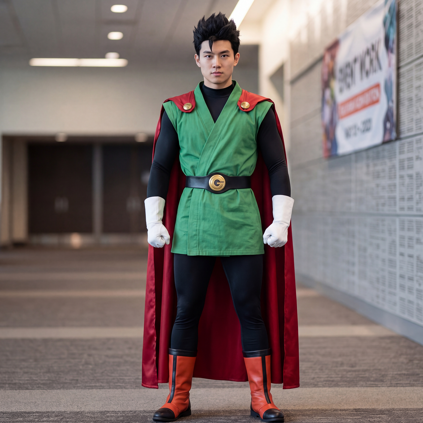 Dragon Ball Gohan Saiyaman Cosplay Costume Anime Performance Outfit DB007