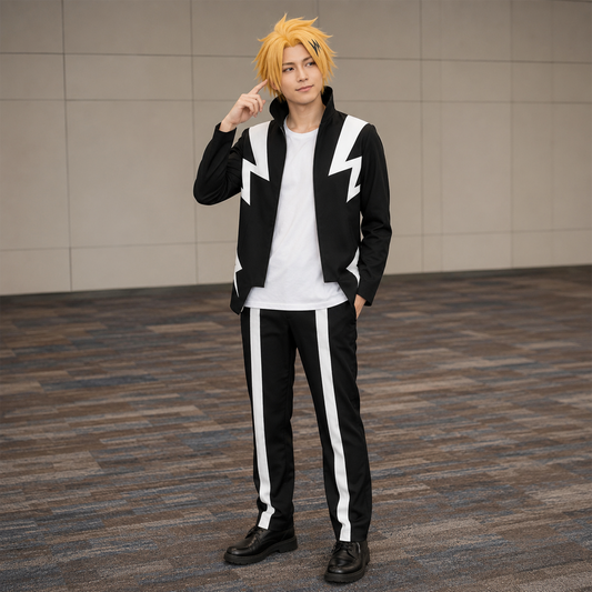 Denki Kaminari Cosplay Costume – My Hero Academia UA High School Daily Uniform Anime Halloween Outfit | UA001