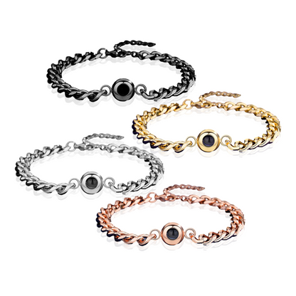 High-End Cuban Chain Projection Bracelet