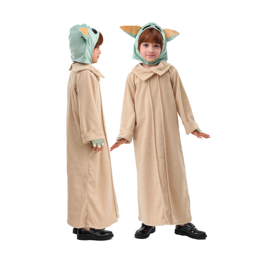 Halloween Star Wars Baby Yoda Children's Costume for Performance/Dress-up party X party