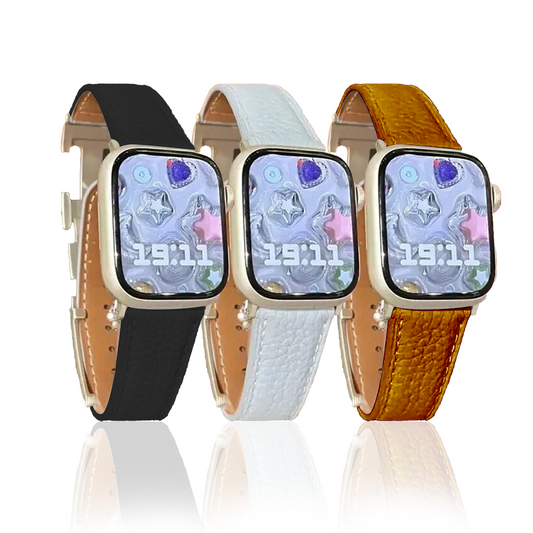 Cross-Border INS Style – Apple Watch Litchi Grain Leather Strap SW-21 party X party