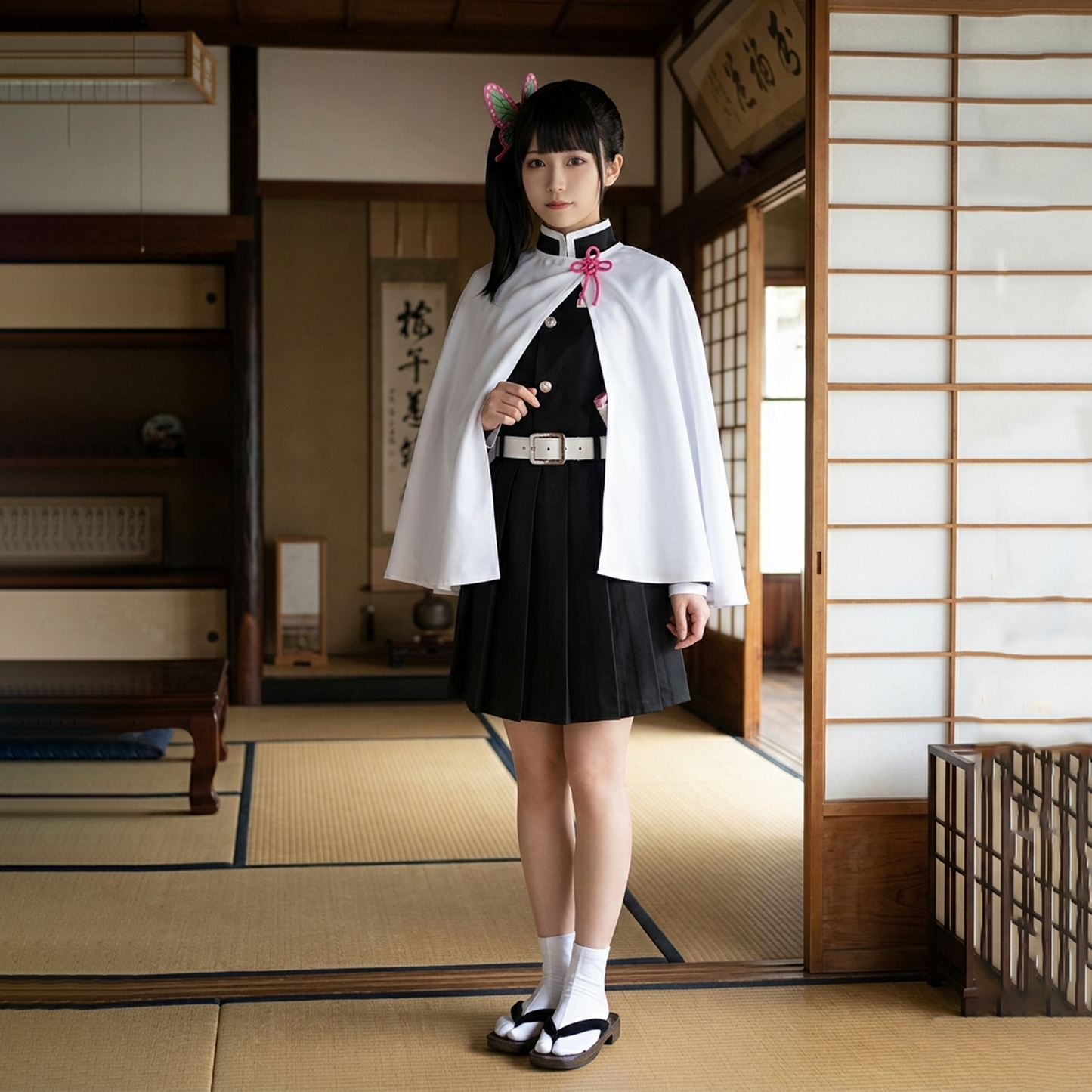 Demon Slayer Kanao Tsuyuri Cosplay Set – Anime Costume G010 party X party