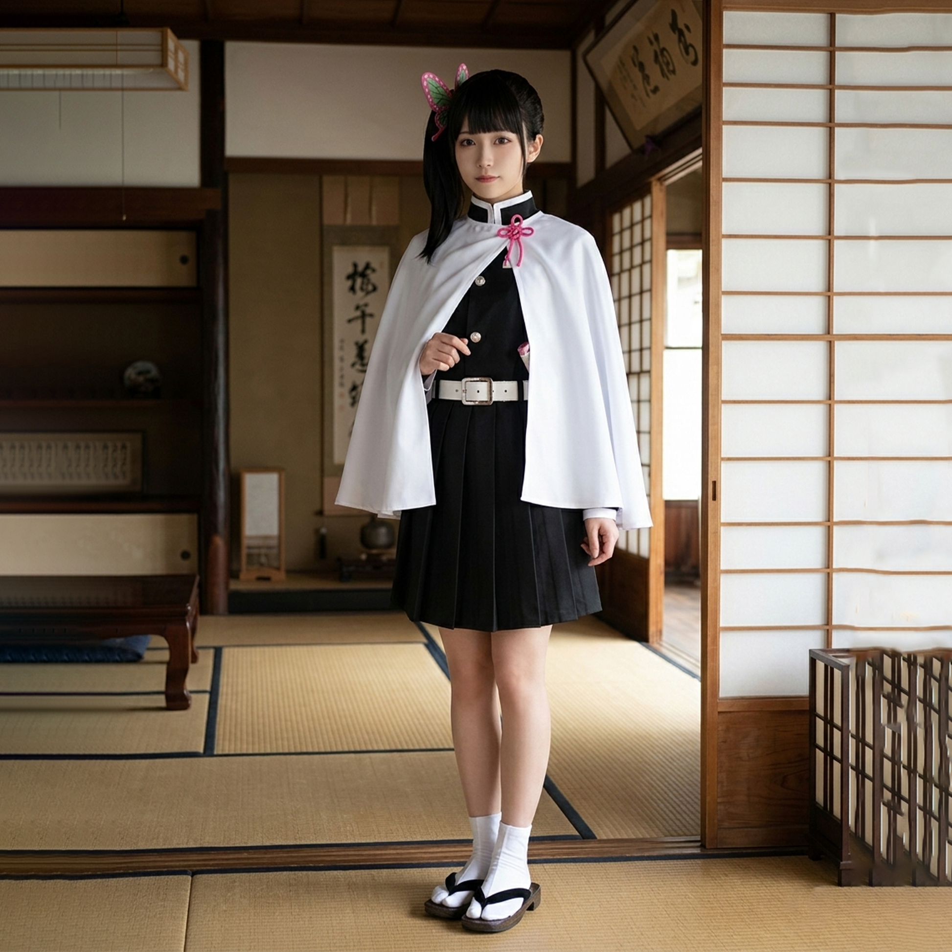 Demon Slayer Kanao Tsuyuri Cosplay Set – Anime Costume G010 party X party