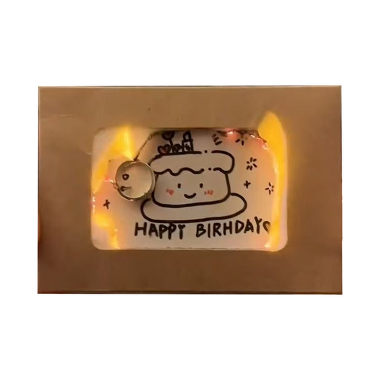 DIY Creative Commemorative Blessing Burning Envelope Birthday Greeting Card (Customizable) party X party