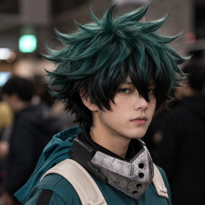 Izuku Midoriya Cosplay Wig – My Hero Academia Green Short Anime Hair Wig | UA015 party X party