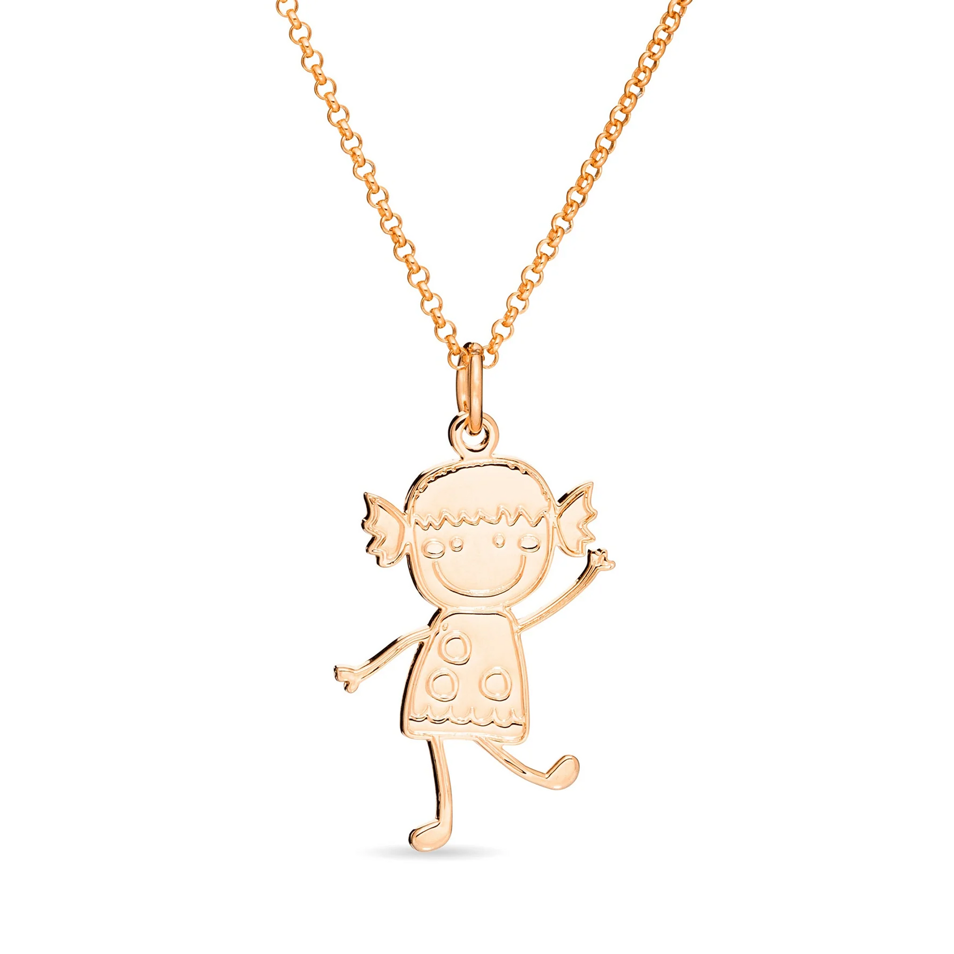 Children's Drawing Necklace, Hand-Drawn Art DIY Personalized Commemorative Gift party X party