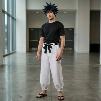 Jujutsu Kaisen Cosplay Costumes - Toji Fushiguro Black-and-White set (outfit/set) J005 party X party