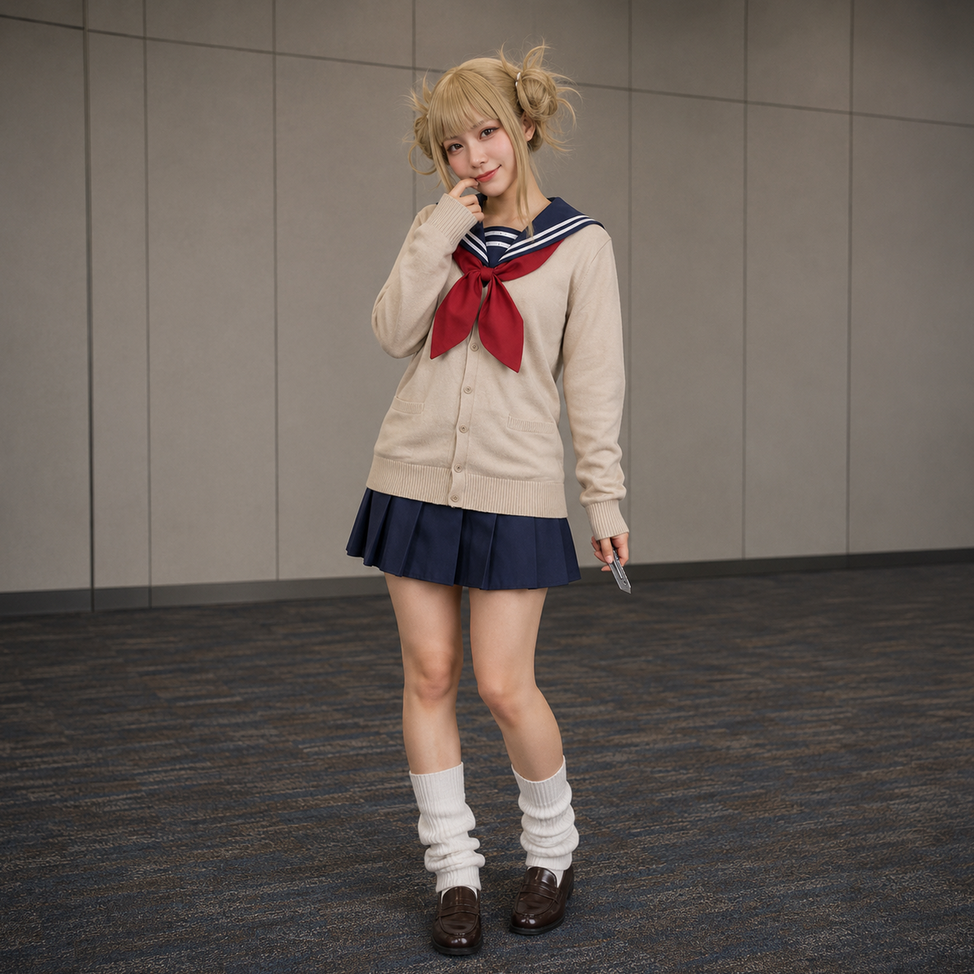 Himiko Toga Cosplay Costume with Wig – My Hero Academia JK School Uniform Anime Outfit | UA007