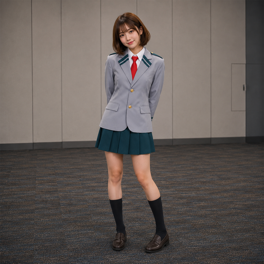 Ochaco Uraraka Cosplay Costume – My Hero Academia Hero Anime Halloween Outfit | UA010