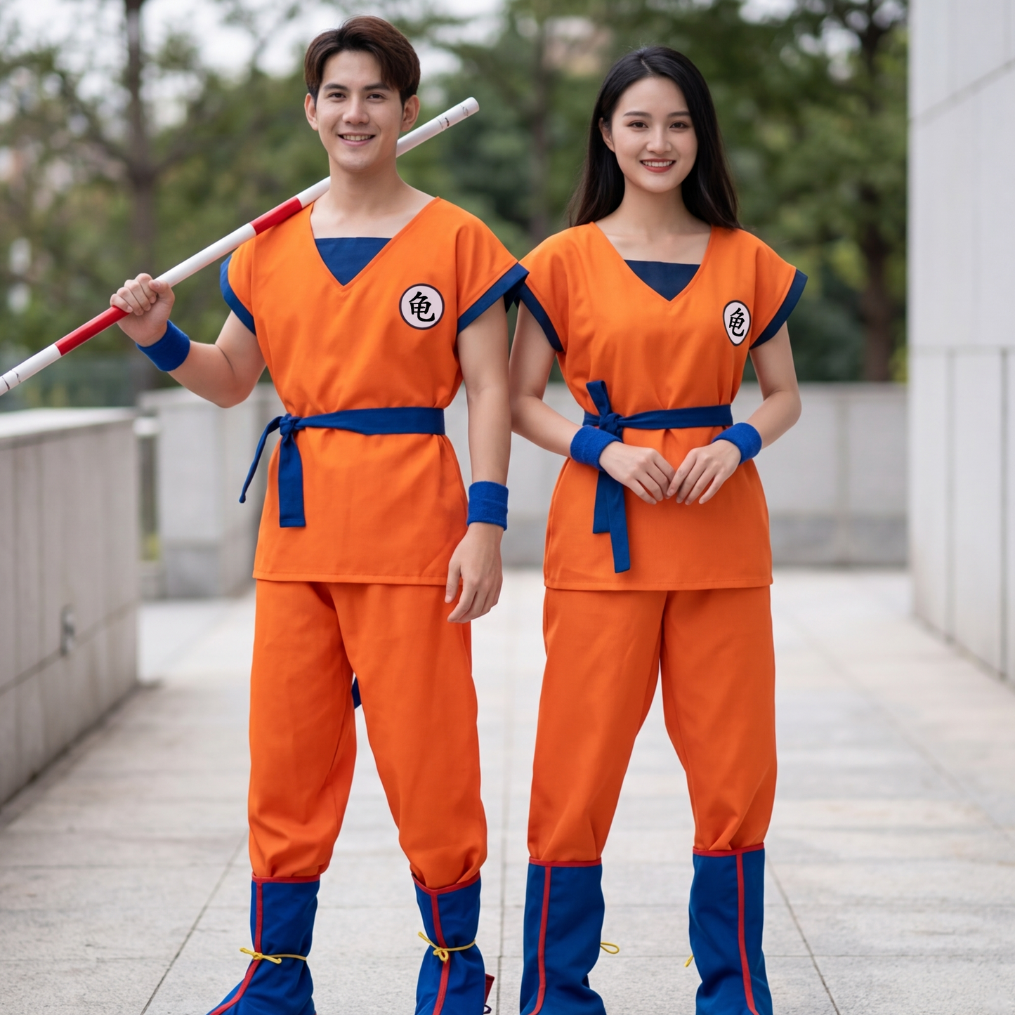 Dragon Ball Goku “Kame” Symbol Cosplay Costume Anime Training Outfit Full Set DB011