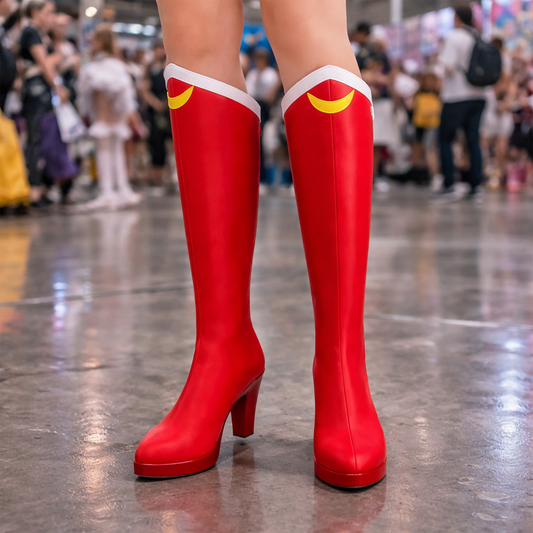 Sailor Moon Usagi Tsukino Cosplay Boots – Anime Costume Shoes SM021 party X party